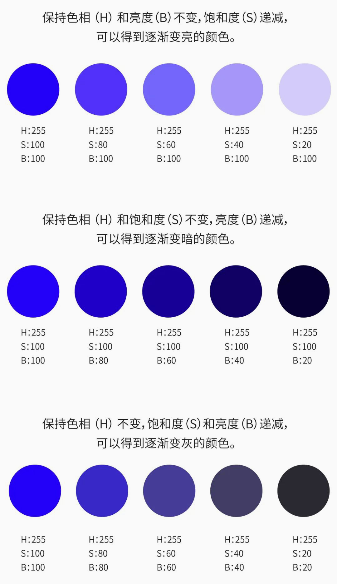 平面設計教程！最簡單的配色方法：單色配色法